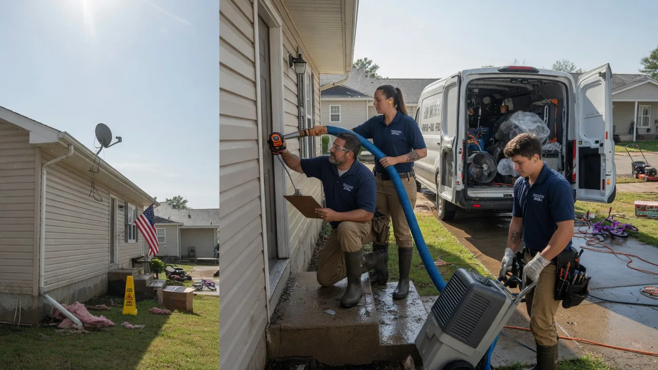 Ceiling Water Damage Restoration in Double Springs, AL near me